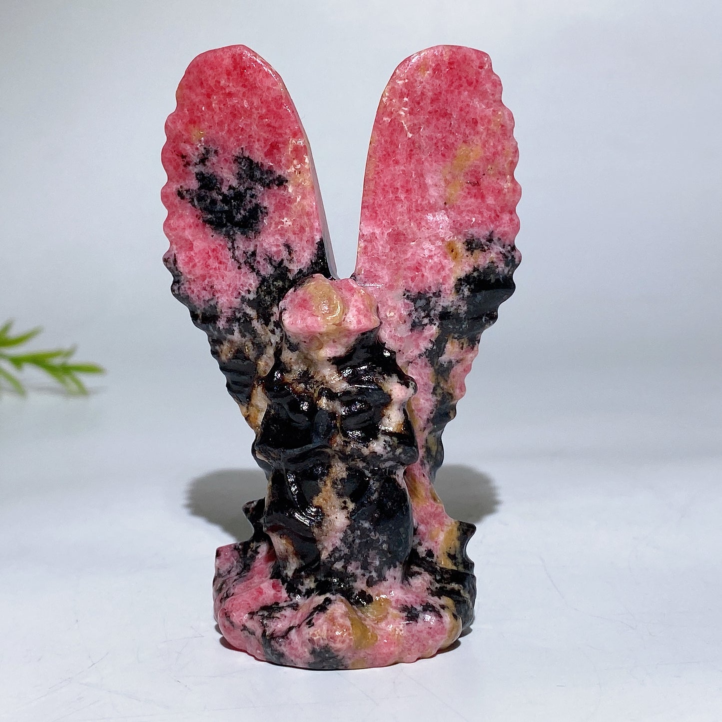 3.1" Rhodonite Angel Carving Crystal Healing Bulk Wholesale