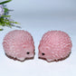 2.4" Pink Opal Hedgehog Carving Crystal Healing Bulk Wholesale