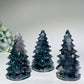 3.0" Moss Agate Christmas Tree Carvings Bulk Wholesale