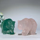 2.3" Mixed Crystal Bear Carvings Bulk Wholesale