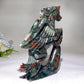 Hand Carved Unique Africa Blood Stone Unicorn Carving Crystal Healing Bulk Wholesale