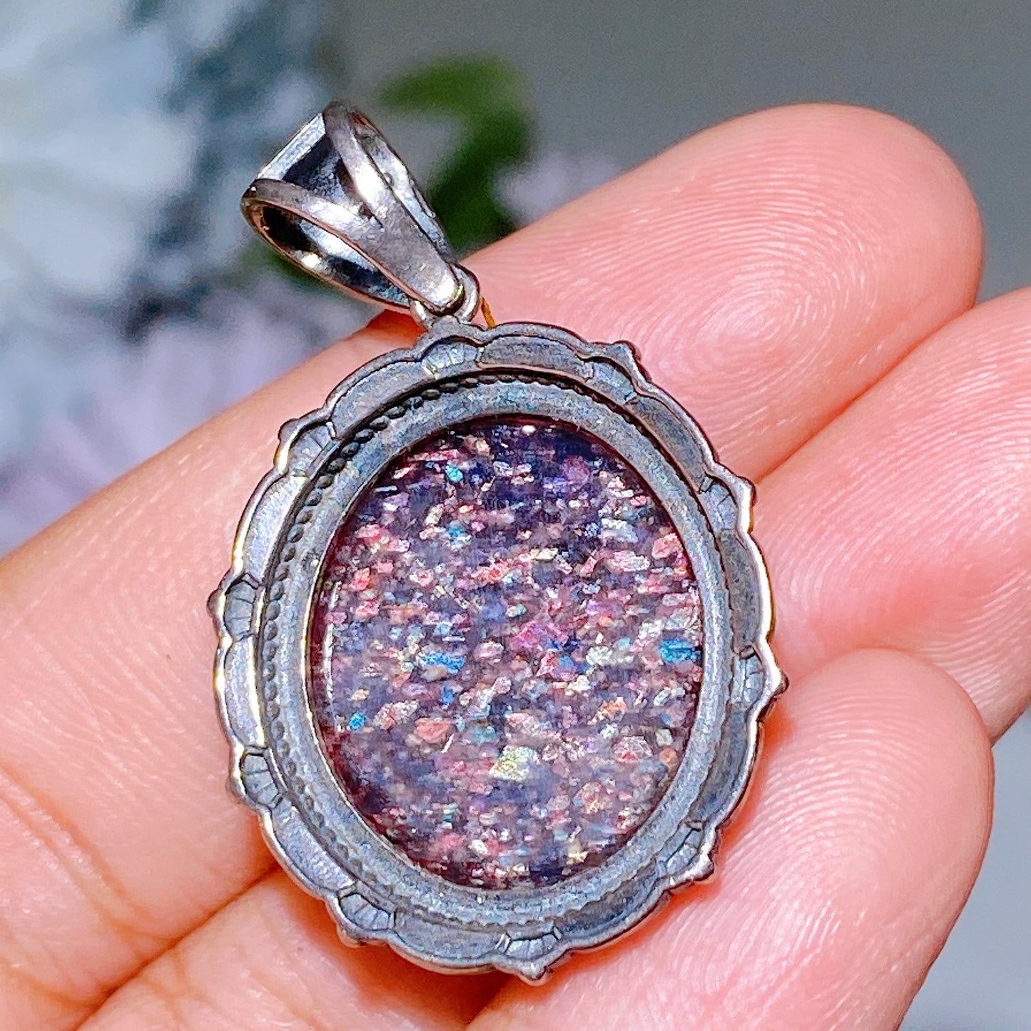 Sterling Silver Coordierite Pendant Crystal Healing Bulk Wholesale