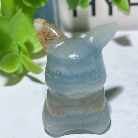 1.3" Mixed Crystal Mini Pikachu Carvings Bulk Wholesale
