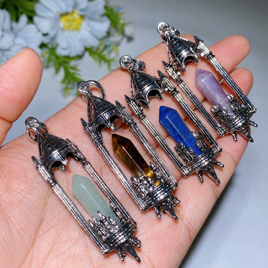 Crystal Castle Pendant Crystal Healing Bulk Wholesale