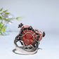 Sterling Silver Rhodochrosite Heart Ring Crystal Healing Bulk Wholesale