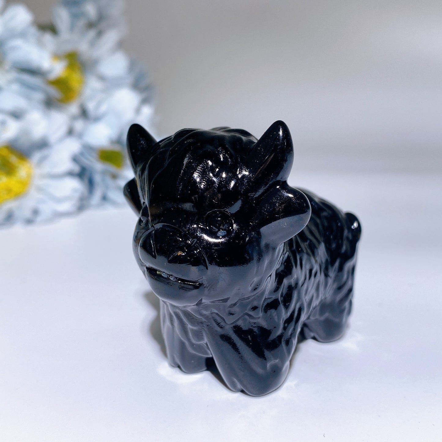2.3" Crystal Cattle Carving Crystal Healing Bulk Wholesale