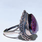 Sterling Silver Sugilite Heart Ring Crystal Healing Bulk Wholesale