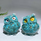 2.4" Resin Owl Crystal Carving