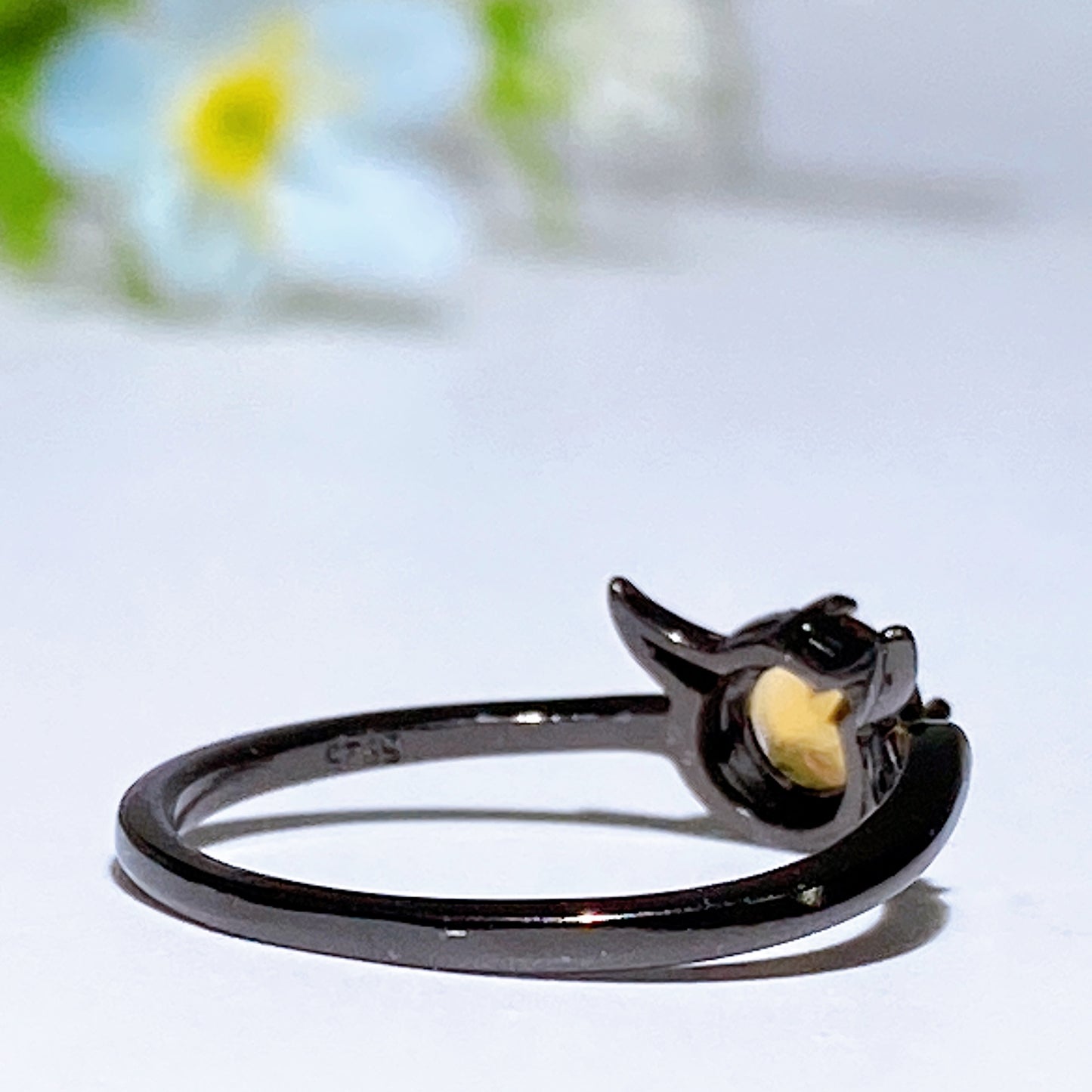925 Silver Crystal Devil Ring Crystal Healing Bulk Wholesale