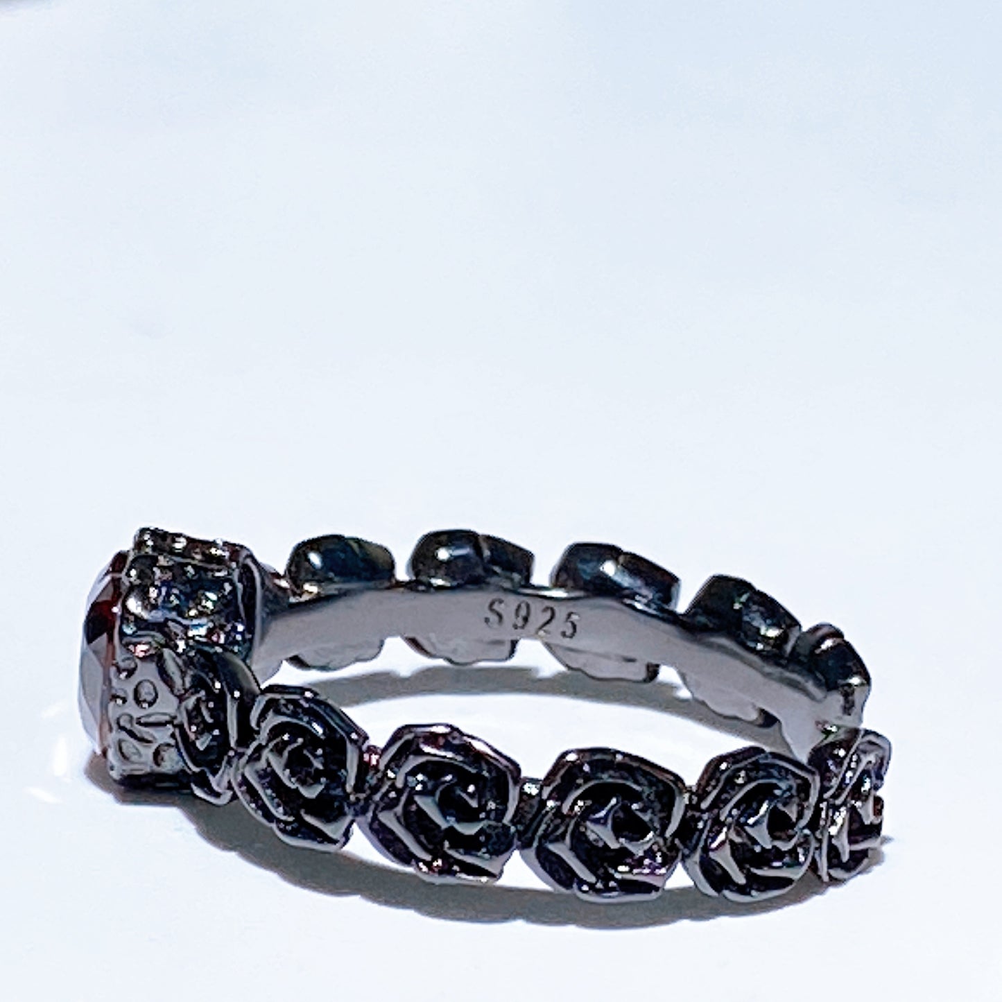 925 Silver Crystal Heart Ring Crystal Healing Bulk Wholesale