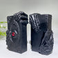 4.0" Black Obsidian Spells Bok Carving Crystal Healing Bulk Wholesale