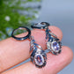 Cooper Siver Plated Crystal Earrings Ear Stud Crystal Healing BulK Wholesale