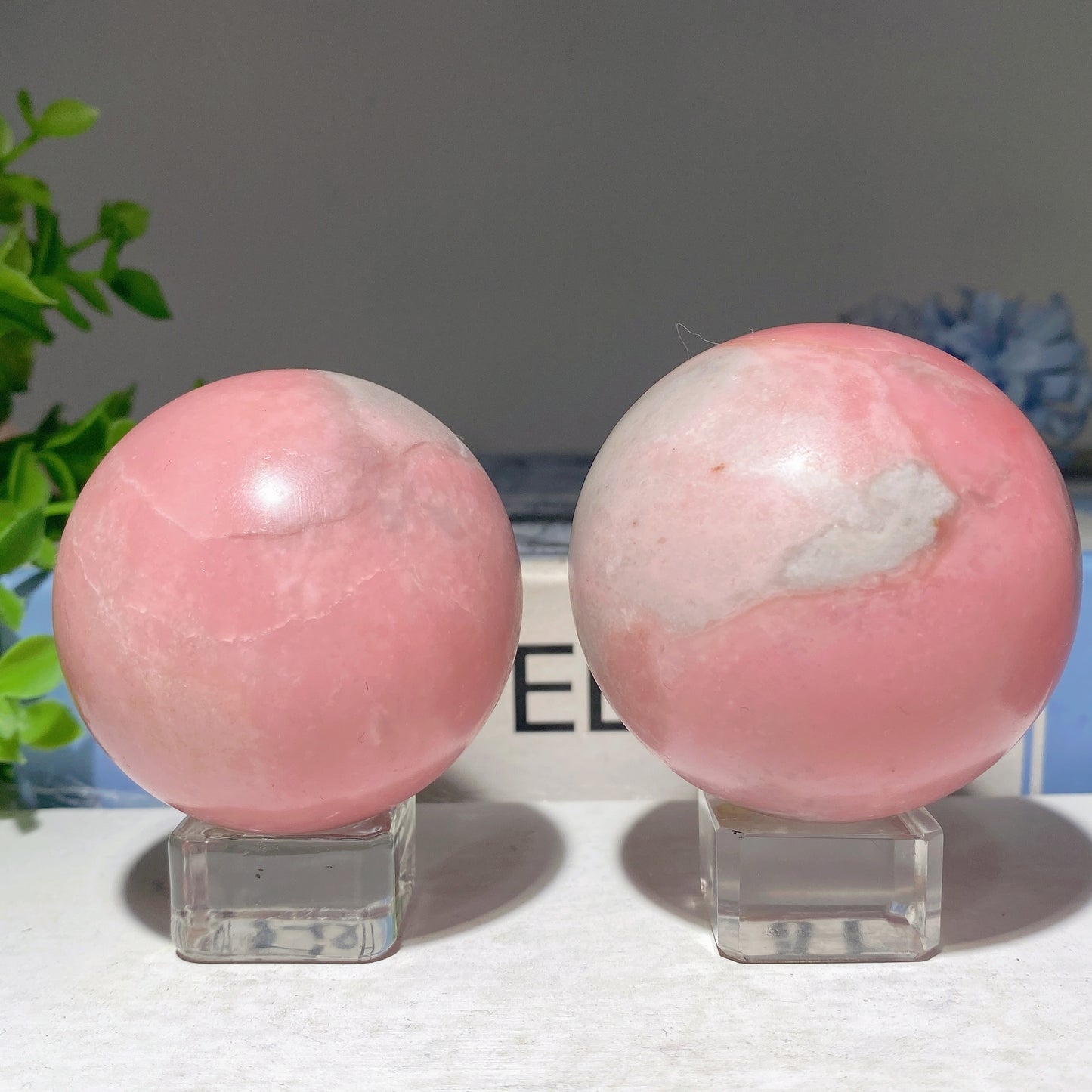 2.0"-3.0" Pink Jade Sphere Bulk Wholesale