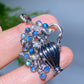 Cooper Silver Plated Crystal Pendant Crystal Healing Bulk Wholesale
