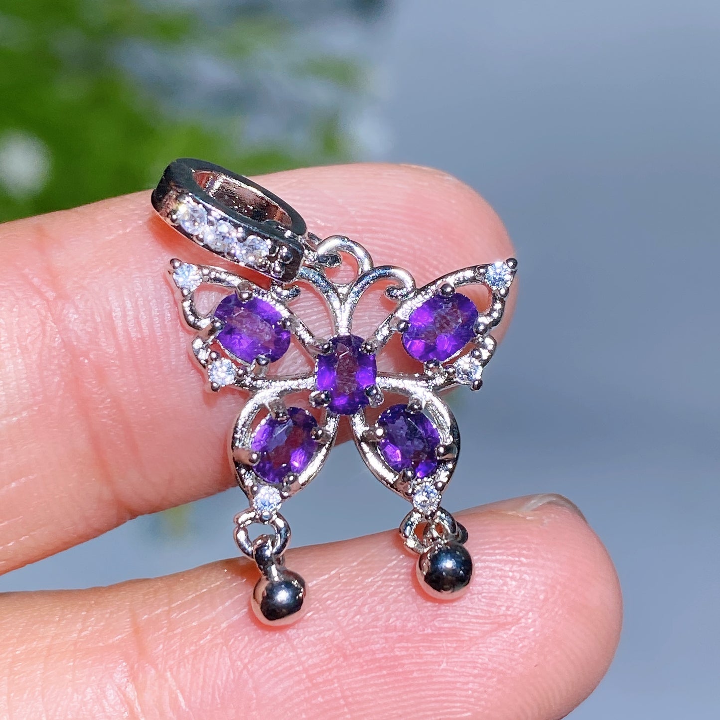 Cooper Silver Plated Crystal Pendant Crystal Healing Bulk Wholesale