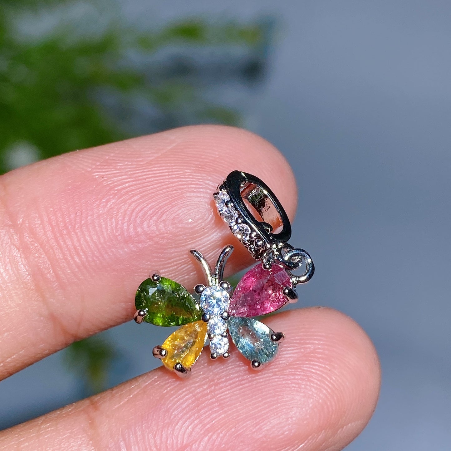 Cooper Silver Plated Crystal Pendant Crystal Healing Bulk Wholesale