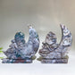 15cm Moss Agate Fairy on Moon Carving Crystal Healing Bulk Wholesale