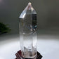 Unique Blue Needle in Quartz Tower with Wooden Stand Crystal Healing Bulk Wholesale
