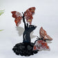 Crystal Cat Catching Butterfly Crystal Healing Bulk Wholesale