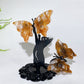 Crystal Cat Catching Butterfly Crystal Healing Bulk Wholesale