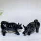 3.9" Black Obsidian Bull Carving Crystal Healing Bulk Wholesale