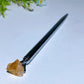 15cm Raw Crystal Silver Color Pen Crystal Healing Bulk Wholesale