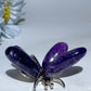 1.7"-2.2" Mixed Crystal Silver Butterfly Free Form Bulk Wholesale