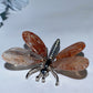 1.7"-2.2" Mixed Crystal Silver Butterfly Free Form Bulk Wholesale