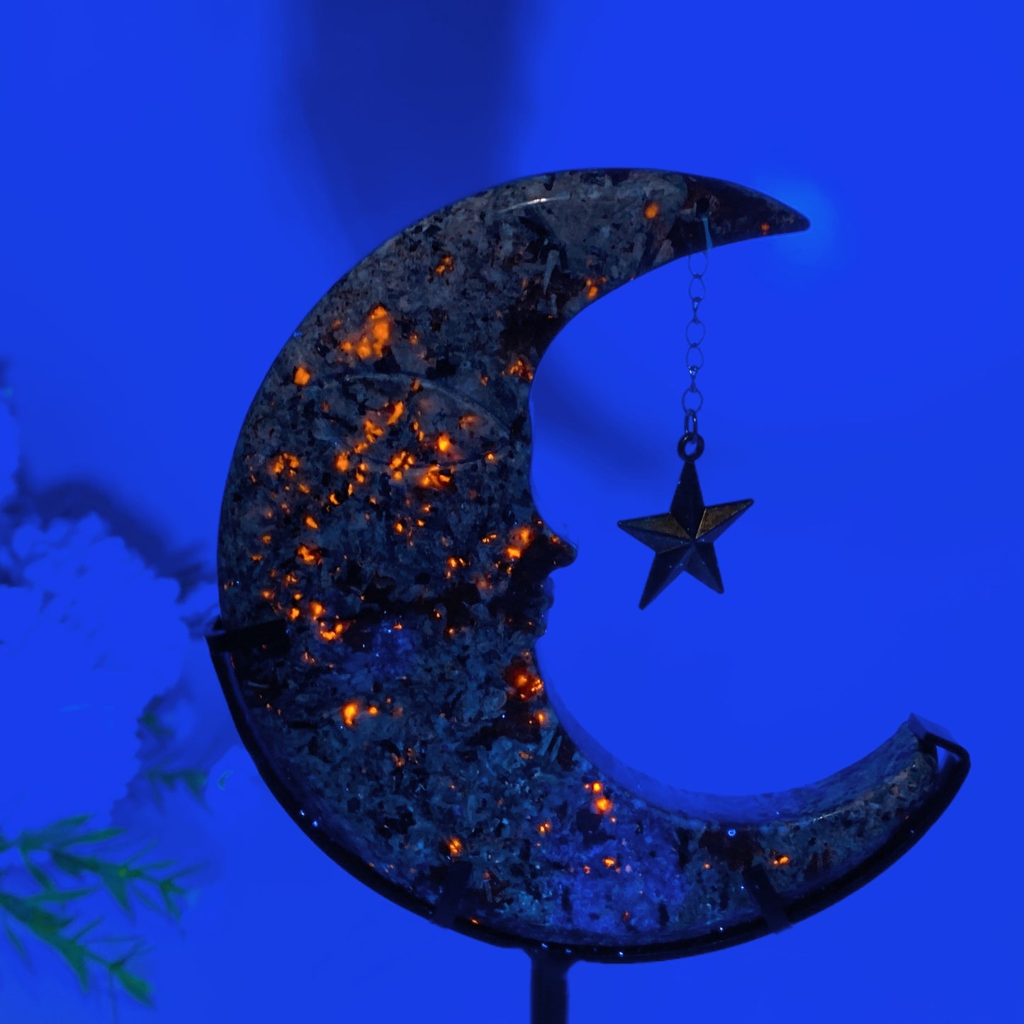 Crystal Moon Face Carvings with Stand Free Form Crystal Healing Bulk Wholesale