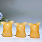 1.4" Orange Calcite Pikachu Pokemon Carving Crystal Healing Bulk Wholesale