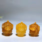 1.2" Golden Healer Pysduck Pokemon Carving Crystal Healing Bulk Wholesale