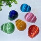 1.3" Mixed Cat's Eye Ladybug Carvings Crystal Healing Bulk Wholesale