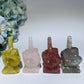 2.0" Mixed Crystal Middle Finger Gesture Carvings Bulk Wholesale