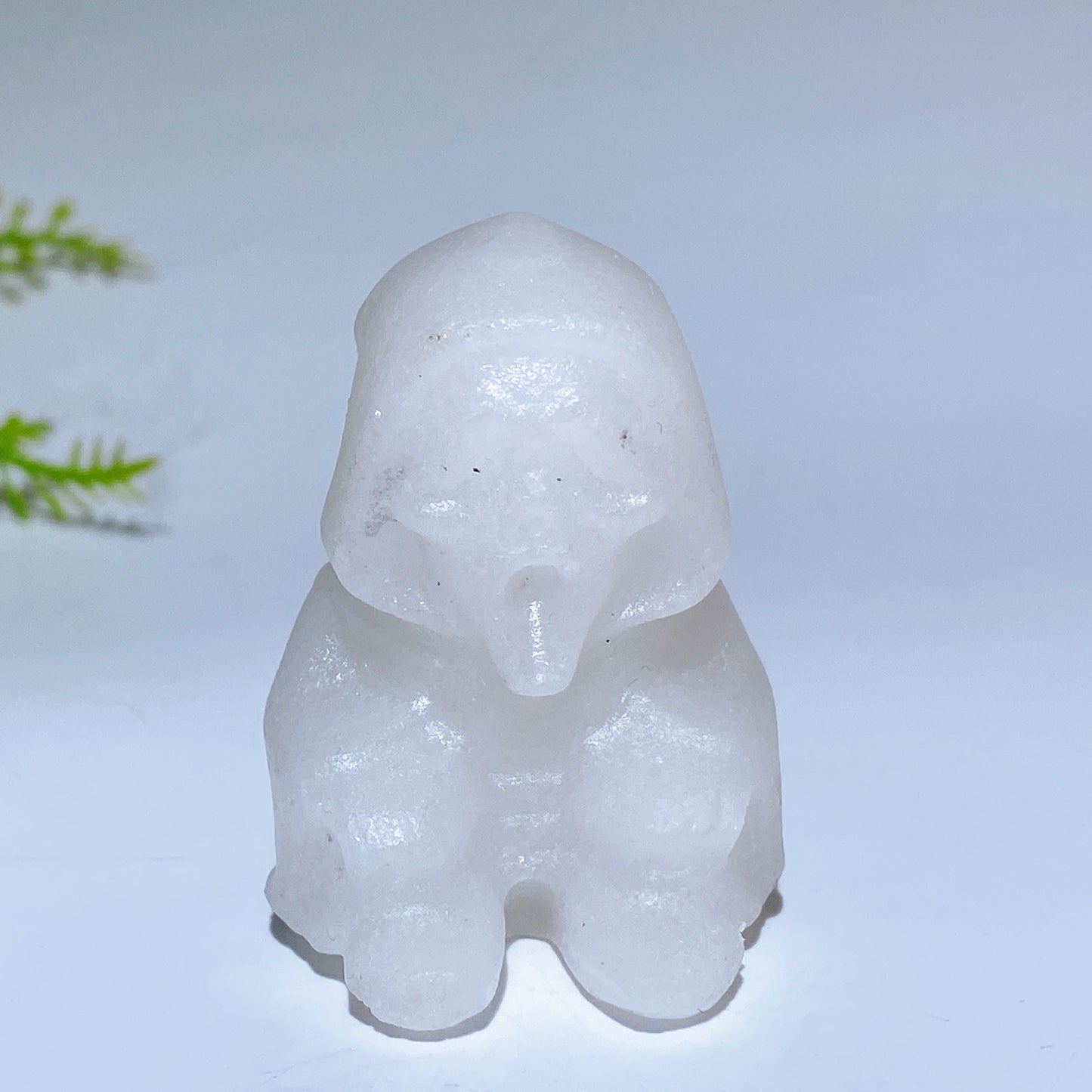 1.6" Crystal Ghost Carving Crystal Healing Bulk Wholesale