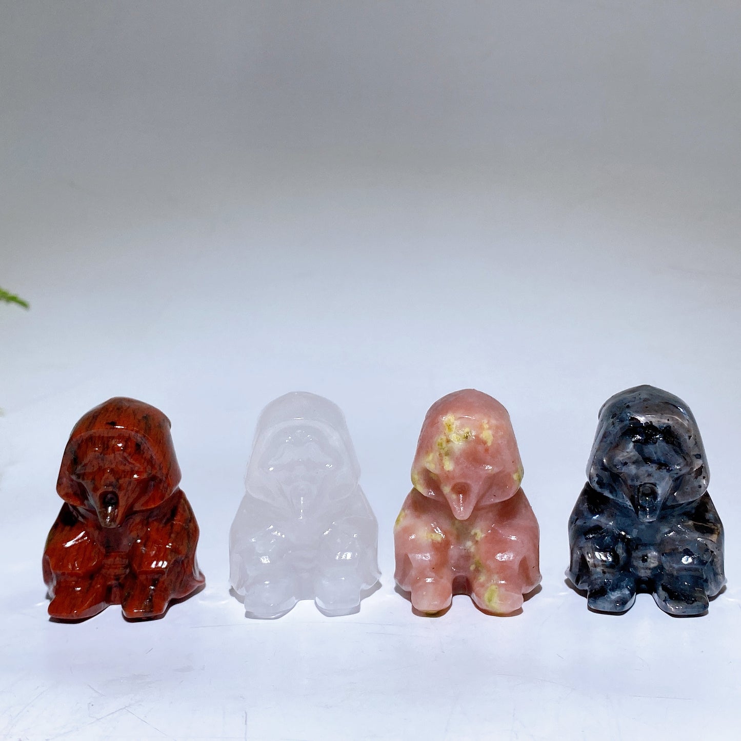 1.6" Crystal Ghost Carving Crystal Healing Bulk Wholesale