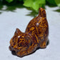 1.2" Mixed Crystal Mini Cat Carvings Bulk Wholesale