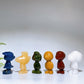 2.0" Mixed Crystal Peanuts Comic Character Carving Crystal Healing Bulk Wholesale 1 Set