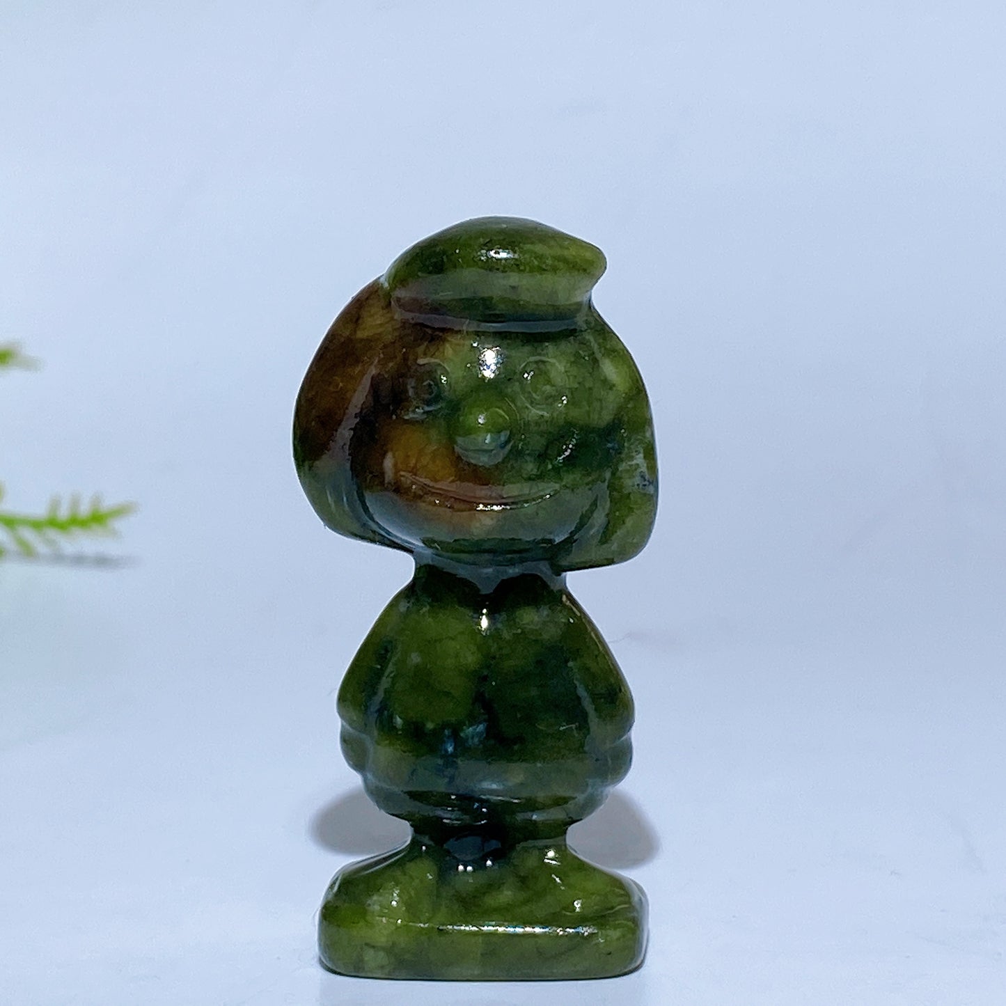 2.0" Mixed Crystal Peanuts Comic Character Carving Crystal Healing Bulk Wholesale 1 Set