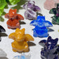 1.2" Mixed Crystal Mini Dragon Carvings Bulk Wholesale