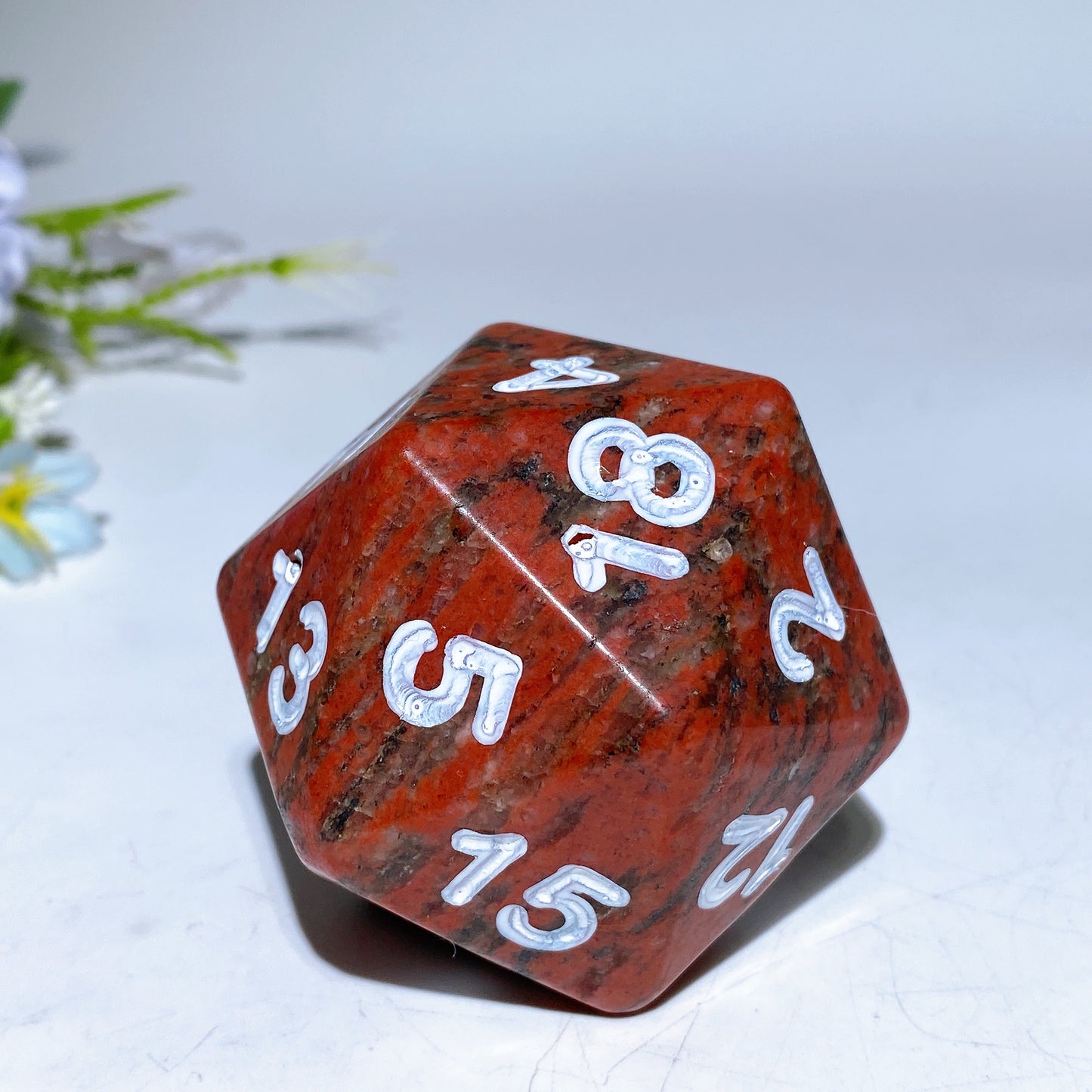 2.4" Crystal Twenty Faces Dice Carving Crystal Healing Bulk Wholesale