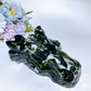 14cm Serpentine Dragon Head Carving Crystal Healing Bulk Wholesale