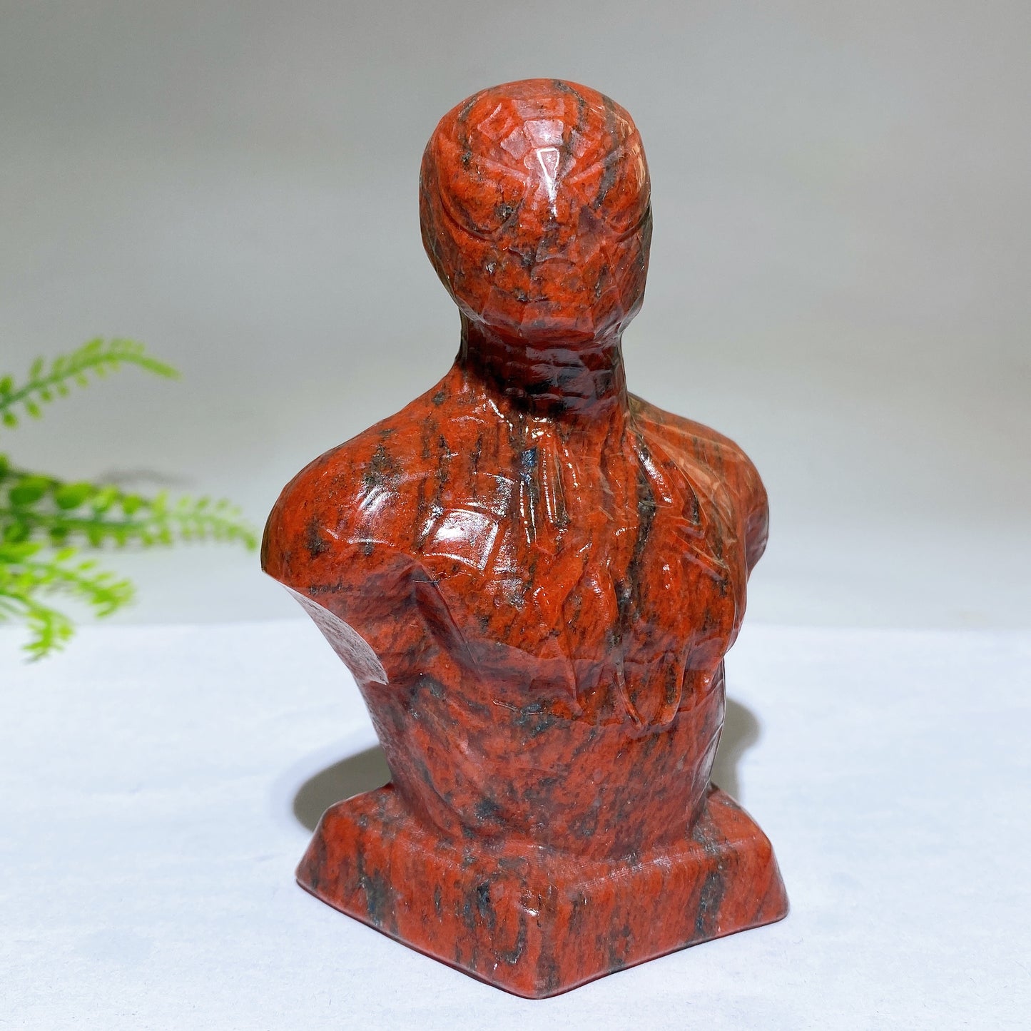 4.0" Natrual Sesame Stone Spiderman Crystal Healing Carving Bulk Wholesale