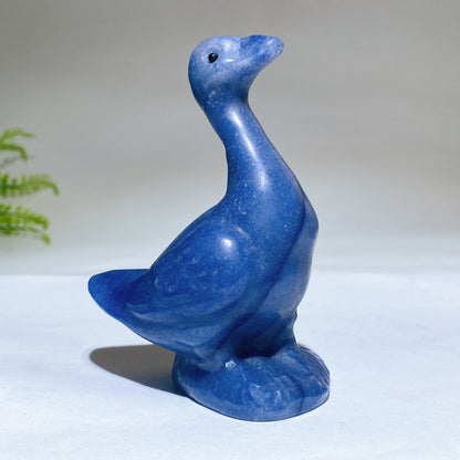 4.0" Nattrual Crystal Goose Carving Healing Bulk Wholesale