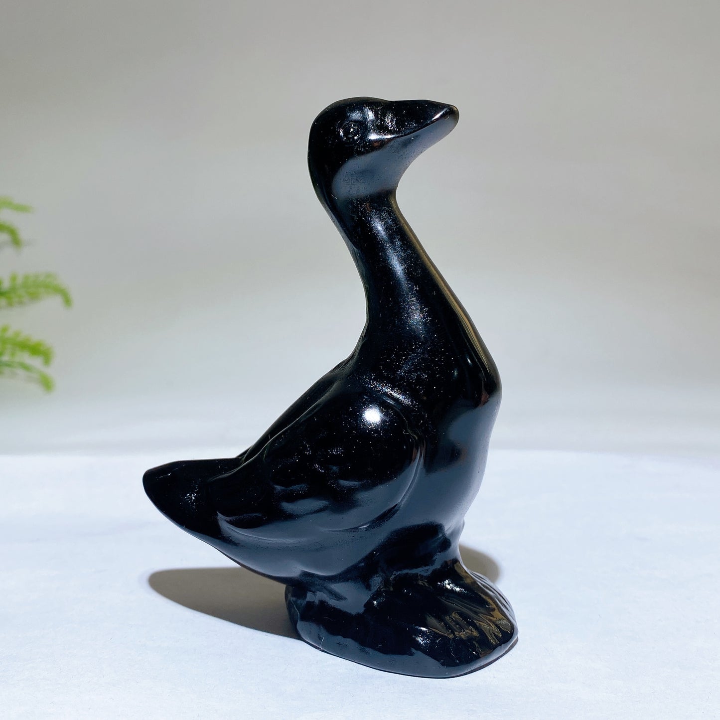 4.0" Nattrual Crystal Goose Carving Healing Bulk Wholesale
