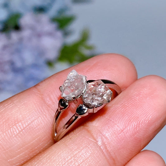 Herkimer Diamond Ring Crystal Healing Bulk Wholesale