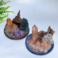 Natrual Raw Crystal with Chips Branch in Plate Free Form Crystal Healing Bulk Wholesale