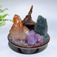Natural Raw Crystal with Chips Branch in Plate Free Form Crystal Healing Bulk Wholesale
