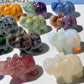 1.5" Mixed Crystal Mini Elephant Carvings Bulk Wholesale