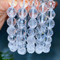 12mm Faceted Clear Quartz Bracelet Crystal Healing Bulk Wholesale