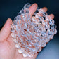 12mm Faceted Clear Quartz Bracelet Crystal Healing Bulk Wholesale